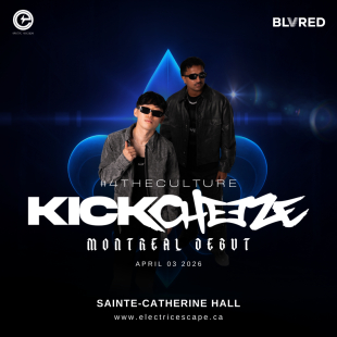 KICKCHEEZE [Montreal Debut] at Sainte-Catherine Hall cover image