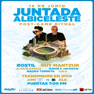 JUNTA ALBICELESTE - Post Game W/ OOSTIL & GUY MANTZUR