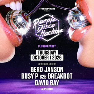 PURPLE DISCO MACHINE | PURE PACHA - CLOSING PARTY cover image