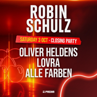 ROBIN SCHULZ - CLOSING PARTY cover image