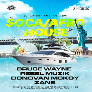 Soca House - Daytime Yacht Party (Soca, Afro House, Dancehall)
