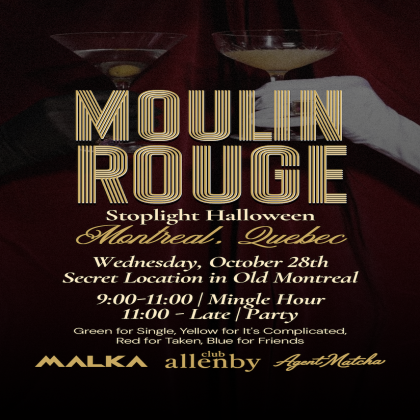 TICKETS: Moulin Rouge Stoplight Halloween Montreal | Wednesday, October 28th