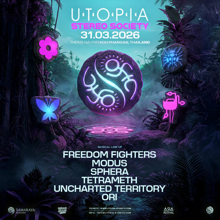 UTOPIA EVENTS - 31.03.2026 - KOH PHANGAN - מסיבה בתאילנד